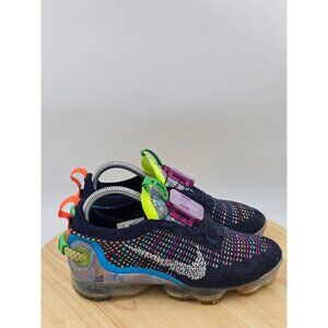 Nike Air VaporMax 2020 Flyknit  Blue Multi CJ6741-400 Athletic Shoes Womens sz 8